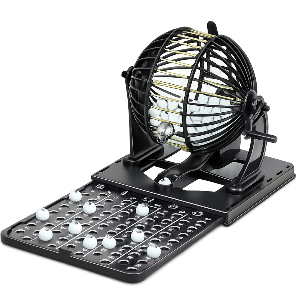 Set adicional de bingo con jaula y pelotas