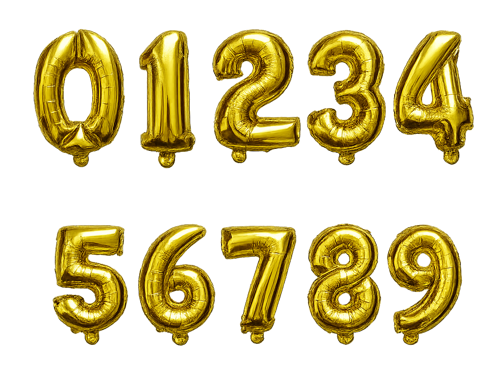 Globos numerados para cantar bingo